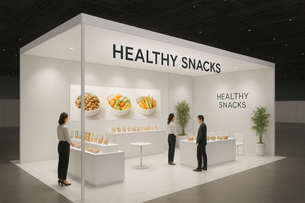 Healthy Snacks stand at Foodex Japan 2026
